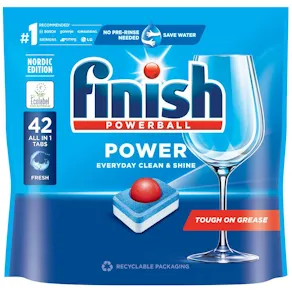 Maskindisk FINISH Power AiO 42/fp