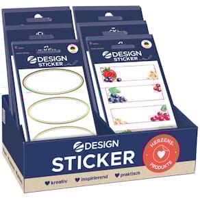 Haushaltsetiketten Avery Zweckform, Sortiment, bunt, 60 Bögen