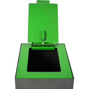 Afvalbakdeksel V-Part top met klep, voor modulaire afvalbak 60 l,