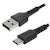StarTech 2 m USB 2.0 till USB-C-kabel -&nbsp,svart&nbsp,