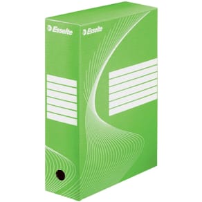 Archiv-Schachtel ESSELTE, A4, 10 cm, grün
