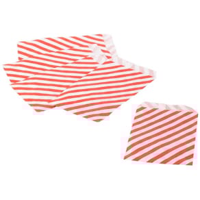 Konfekturepose, 100 x 160 mm, flat bag Papir, hvid, Printed,