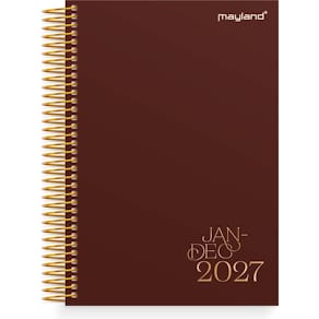 Dagskalender Mayland Classic 2027, 137x179 mm, bordeaux