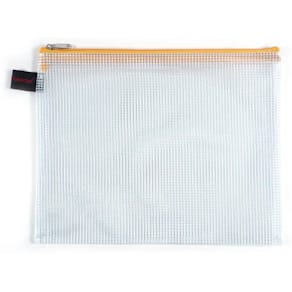 PVC-Sammelbeutel Foldersys, A5, transparent/gelb