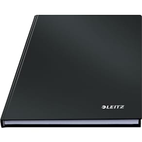 Notesbog Solid hardcover A5 lin. 80g/80ark sort