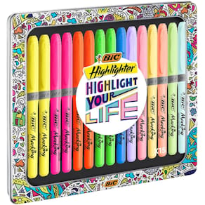 Överstrykningspennor BIC Grip 15/fp