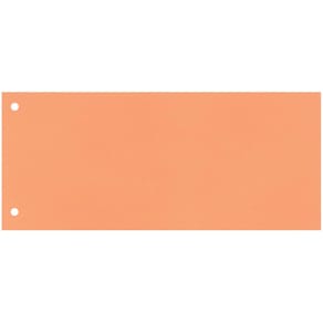Trennstreifen Q-CONNECT, 10,5 x 24 cm, 100 Stück, orange