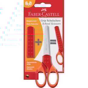 Schulschere Faber-Castell GRIP, rot