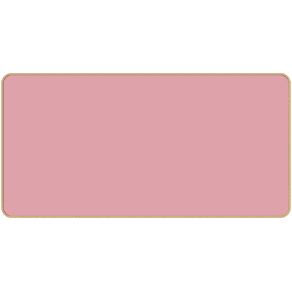 Lintex FRAME Glastavla, 2000 × 1000 × 50 mm, Blush 680