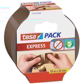 Packband tesa Express, 50 mm x 50 m, braun
