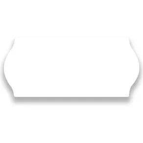Prisetikett G2 Vit, permanent, 26x12mm, 9000/fp