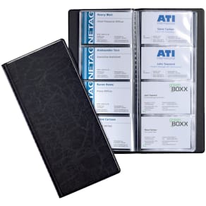 Visitenkartenbuch Durable VISIFIX 192, schwarz