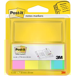 PageMarker Post-it Index Mini, 20x38 mm, Neonfarben, 4 Blöcke