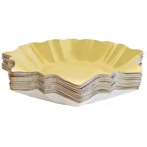 Weihnachtsteller, gold