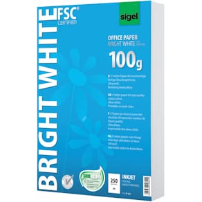 Inkjetpapier Sigel Bright White, A4, 250 Blatt