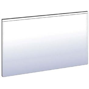 Magnetlomme Mag A4 liggende, hvid ramme, 10 stk