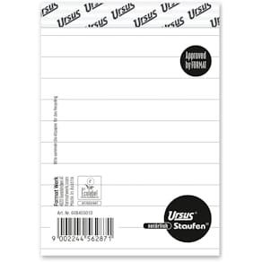 Notizblock Staufen Style, A7, 50 Blatt, 8,5 mm, liniert