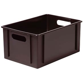 Opbevaringsboks SmartStore 12,5L med låg, sort, 340x240x160 mm