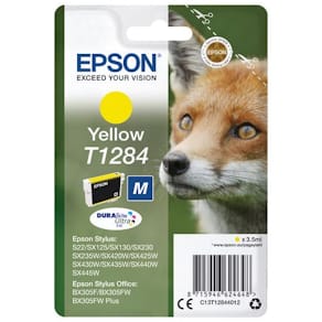 Blekk EPSON T1284 C13T12844022 gul