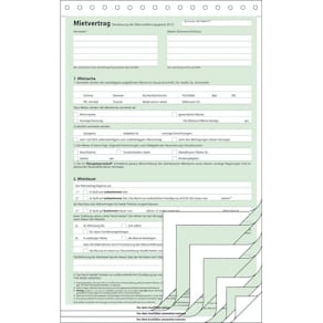 Mietvertrag Sigel Einheits SD, A4, selbstdurchschreibend