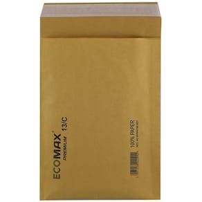 Boblekuvert brun 170 x 225 mm, åbning på kort side, 100 stk