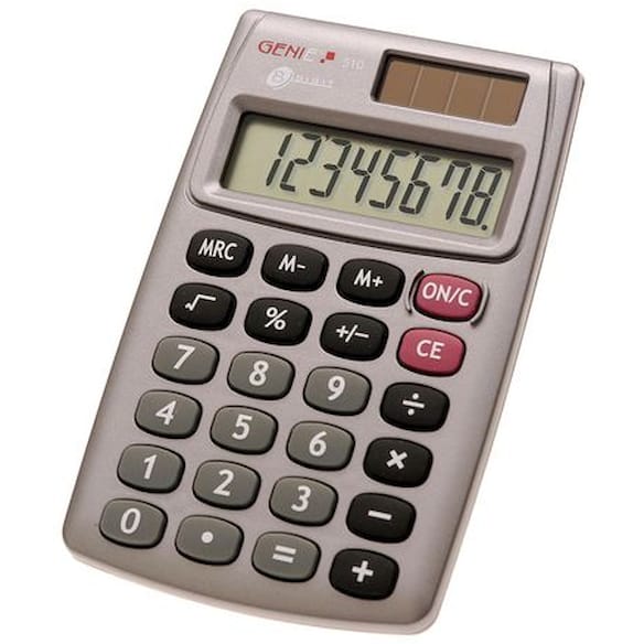 Lommekalkulator GENIE 510