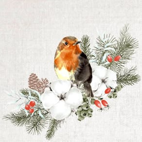 Cocktailserviette Paper+Design Weihnachtsmotiv, 25 x 25 cm