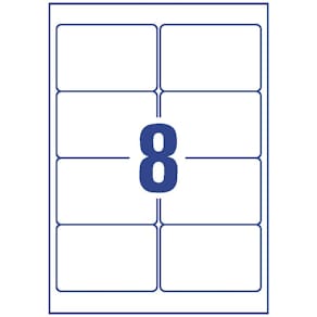 Etiketten Avery Zweckform, 96 x 63,5 mm, ablösbar
