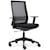 Bureaustoel Euroseats Canillo, mesh rug, zwart