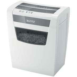 Aktenvernichter Leitz IQ P4, grau/weiß