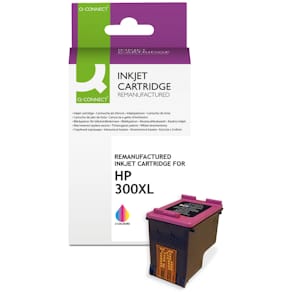 Tintenpatrone Q-CONNECT ersetzt HP 300XL, farbig (cyan, magenta,