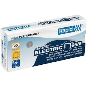 Häftklammer Rapid 66/6 Electric, 20ark, 5000/fp