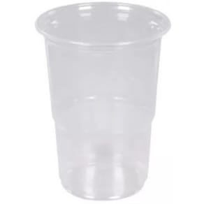 Plastglas 40 cl transparent PP/PE, fødevaregodk., 50 stk