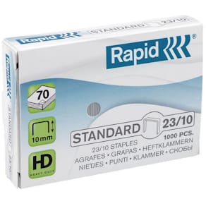 Häftklammer Rapid 23/10 Standard, 70ark, 1000/fp