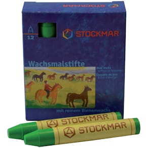 Wachsmalkreiden Stockmar, gelbgrün, 12 Stück