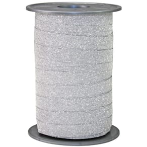 Glitterband silver 10mmx100m