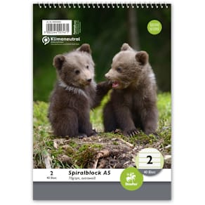 Schulblock Staufen Style, A5, mit Spirale, Lin 2