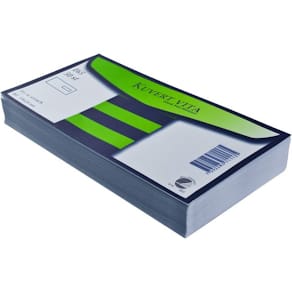 Kuvert E65 H2-Fönster Fukthäftade, vit, 50/fp