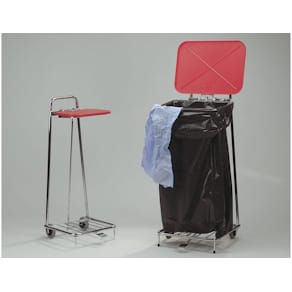 Sopsäckställ 60L, med lock och pedal