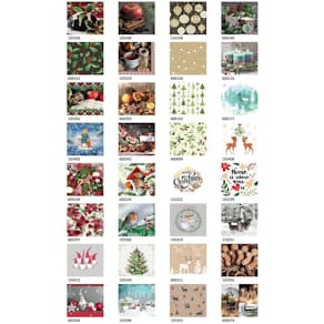 Zelltuchserviette Paper+Design Xmas 2025, 32 Motive a 6 Pg.