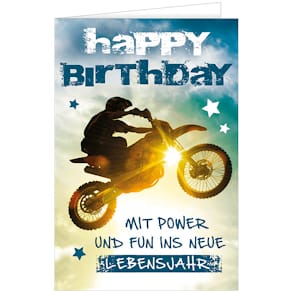 Geburtstagskarte HANRA Teenager