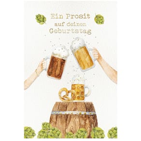 Geburtstagskarte HANRA, Herren