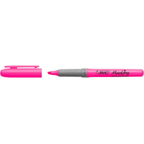 Överstrykningspenna BIC Grip Rosa, 12st