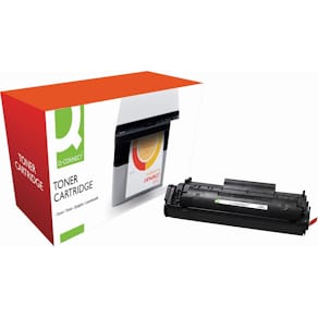 Toner Q-CONNECT, zwart, 2000 pagina's, voor HP Q2612A (compatible
