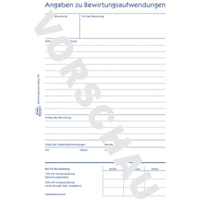 Bewirtungskostenbeleg Avery Zweckform 745, A5, 50 Blatt