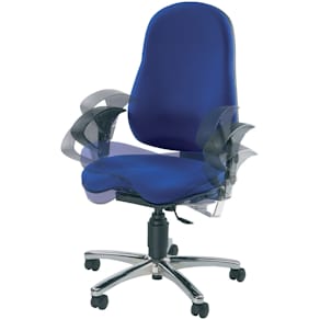 Bürodrehstuhl Topstar Sitness 10, blau