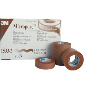 Micropore Beige 1,2cm x 9,1m, 24/FP