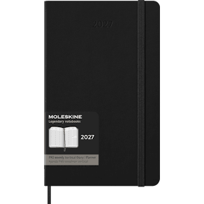 Moleskine Classic Pro Hard 12M Weekly Vertical Large Svart 2027