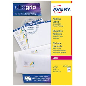 Etikett AVERY QuickPEEL 99,1x38,1mm 3500/FP