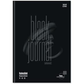 Geschäftsbuch STAUFEN GREEN, A4, 80 Bl., kariert, schwarz